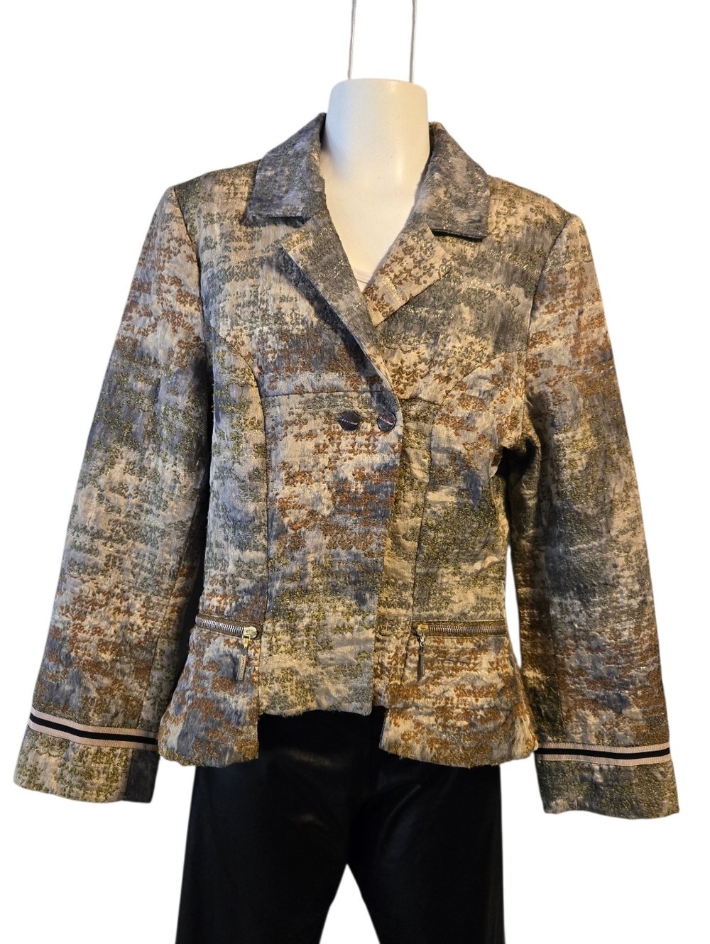 Eva‎ & Claudi Textured Blazer Jacket - Size M/L